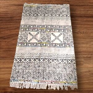 Eco Friendly Bohemian Fringed Rug (5.1 X 3.2 Ft)